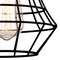 Westinghouse Pendant 60W Mini Nathaniel, Matte Black AnGlassed Bell Cage Shade 6105300 - alternate 3